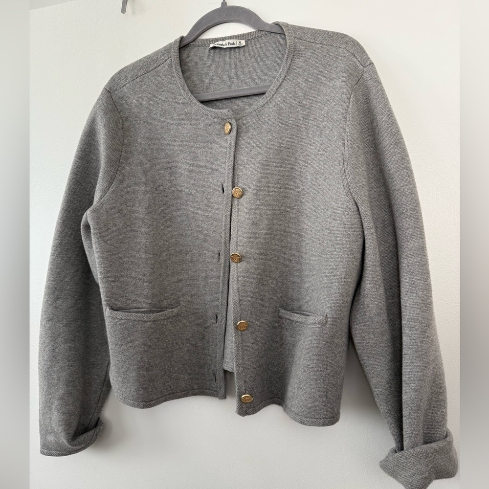Abercrombie Cardigan Gray - XL